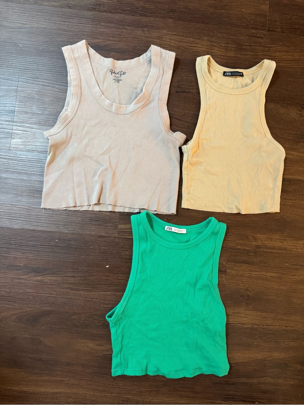 Brandy Melville and Zara tank bundle